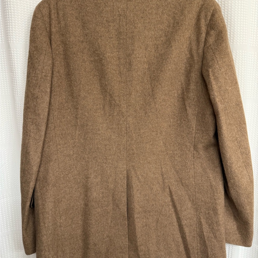 Vintage Chaps by Ralph Lauren Camel Hair Blazer W/ leather buttons approx size L - Picture 15 of 17